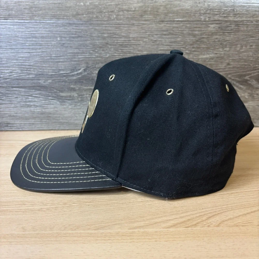 Disney Hat Cap‎ Strap Back Black Mickey Mouse 28 Walt Disney World Parks